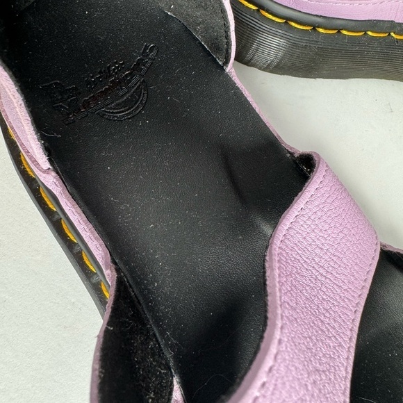 Doc Dr. Martens Clarissa II Platform Strap Sandals Lilac Leather EU 42 US 10 NEW - Picture 7 of 9